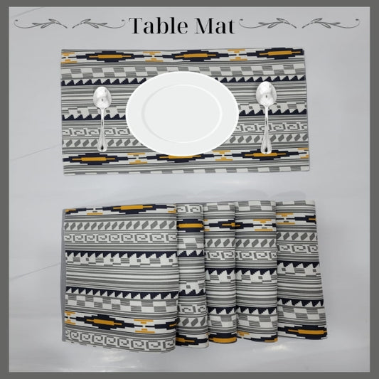 Table Coaster (6pcs Place Mat) Printed - 5156