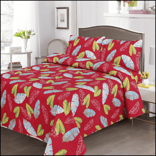 100% Cotton 6pcs Comforter Set - 8504 (Light Filling)