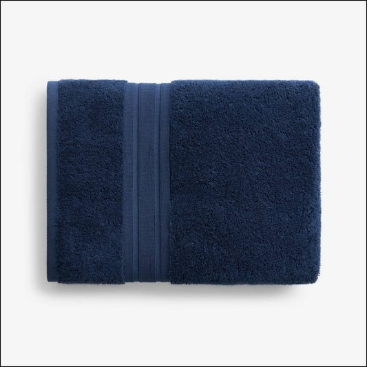 Navy Blue Soft Terry - Bath Towel Linen