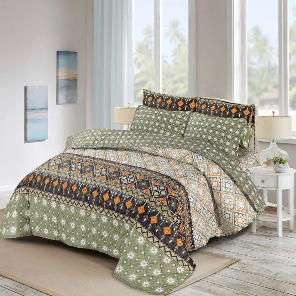 6pcs Comforter Set # 5507 (Light Filling)