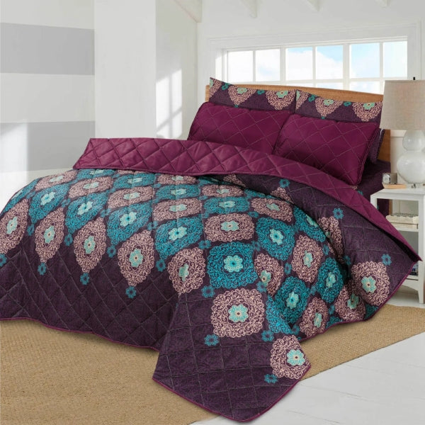 6pcs Comforter Set # 5514 (Light Filling)