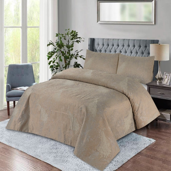 Fabriano - 3pcs Cotton Jacquard Bedsheet Set