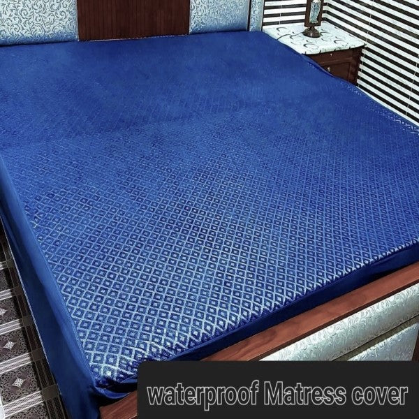 Palachi Velvet Waterproof Fitted Mattress Protector D#196