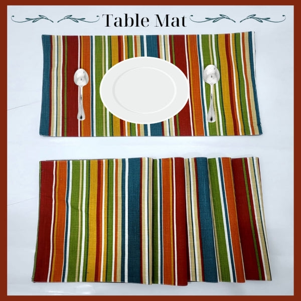 Table Coaster (6pcs Place Mat) Printed - 5154