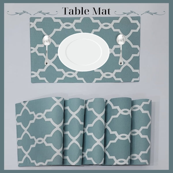 Table Coaster (6pcs Place Mat) Printed - 5160