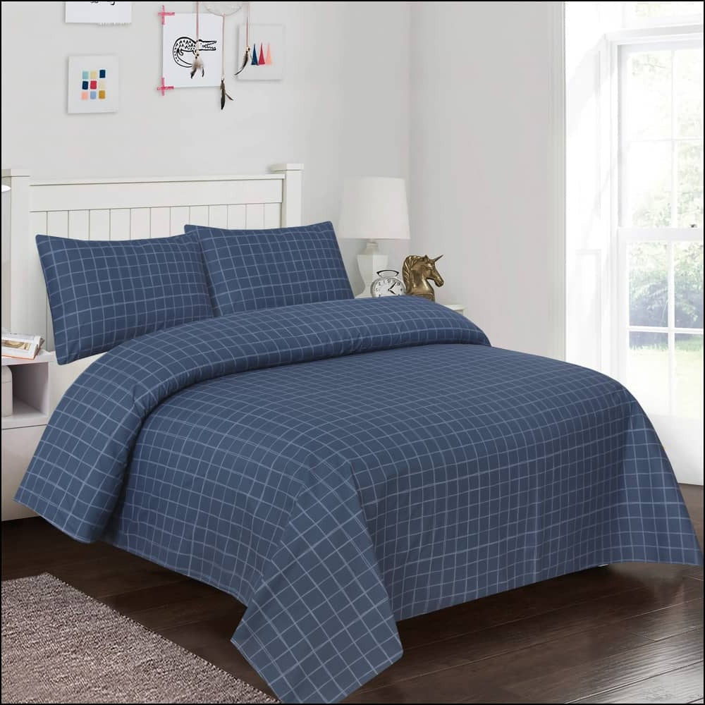 100% Cotton 6pcs Comforter Set - 8521 (Light Filling)