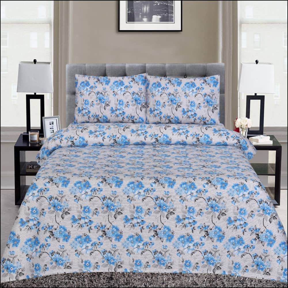 100% Cotton 6pcs Comforter Set - 8525 (Light Filling)
