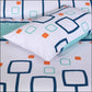 100% Cotton 6pcs Comforter Set - 8510 (Light Filling)