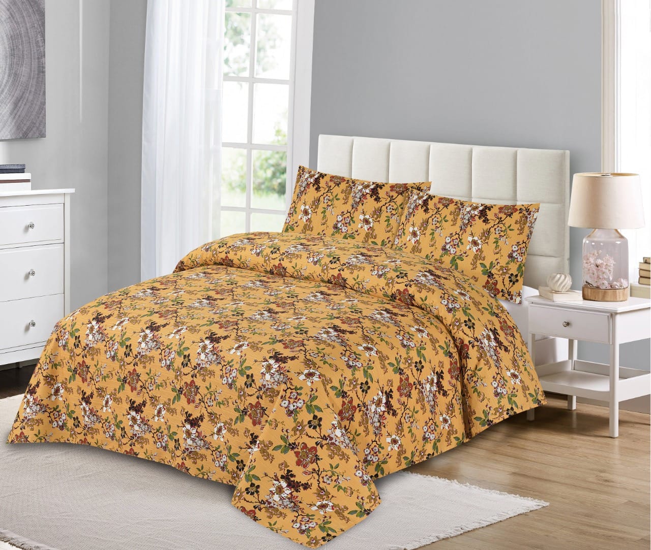Duhail - Jacquard Cotton Bedsheet Set - 9917 -JQ