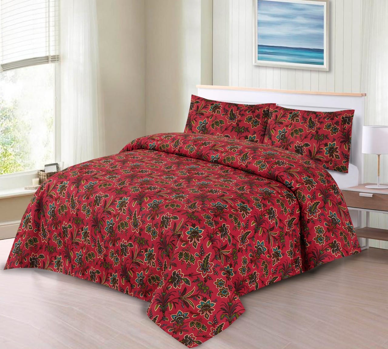 Bushra - Jacquard Cotton Bedsheet Set - 9912 -JQ
