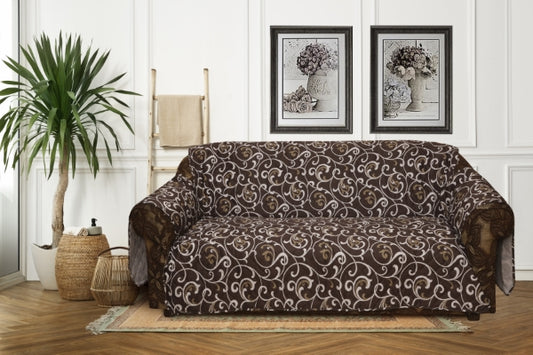 Printed Sofa Cover Quilted - 2119 - Victoria