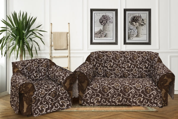 Printed Sofa Cover Quilted - 2119 - Victoria