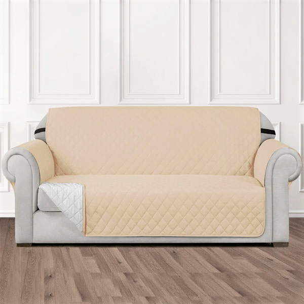 Sofa Cover Quilted Skin Yellow - 2116
