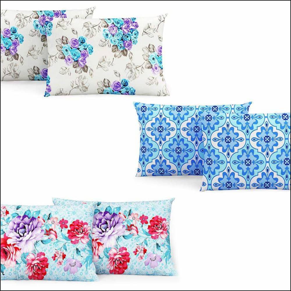 Assorted Pillow Cases - Pack Of 6 Accessories