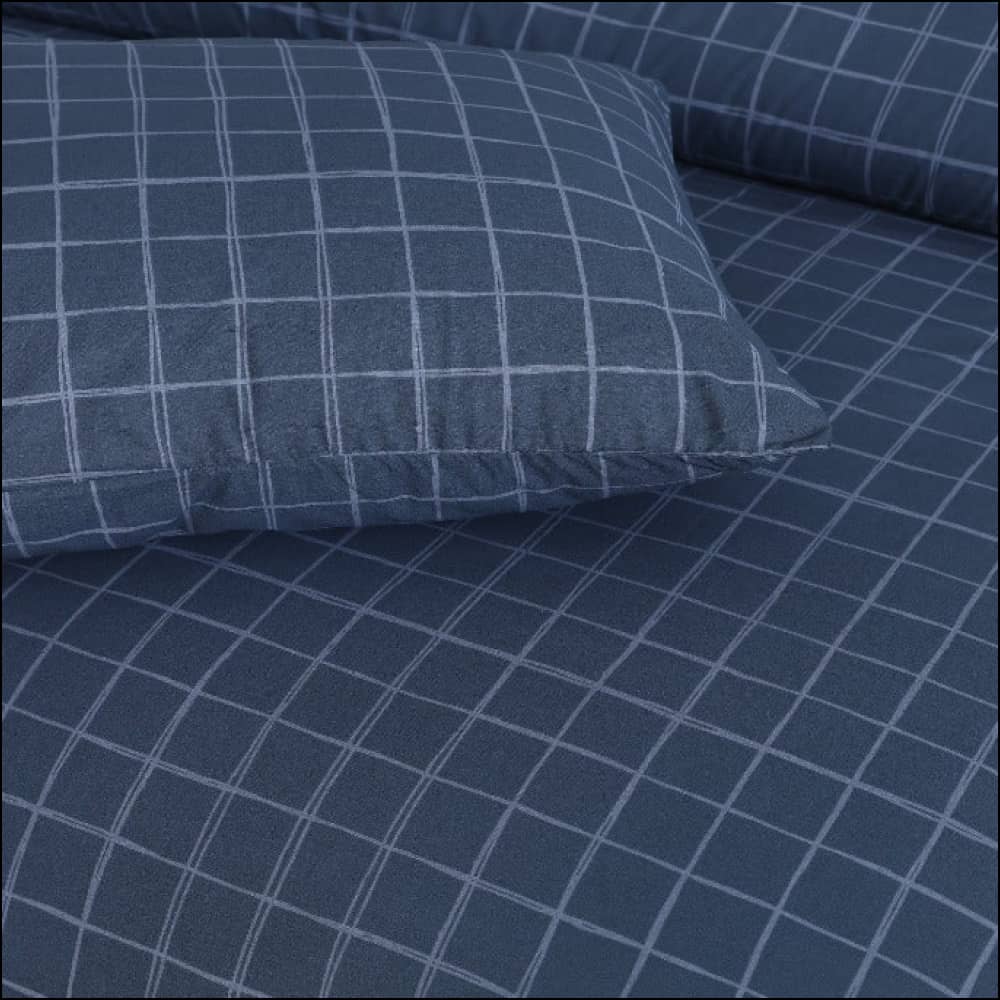 Bamboo Check - Bedsheet Set Bedding