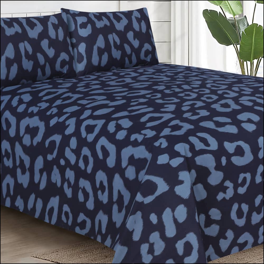 Blue Panther - Bedsheet Set Bedding