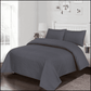 Grey Stripes Print - Bedsheet Set Bedding