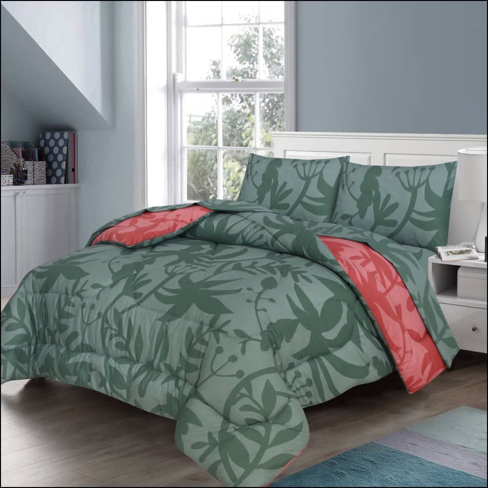 Livorno - Bedsheet Set (Greenish Color) Bedding