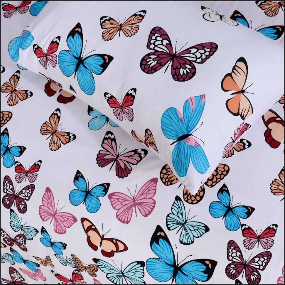 Multi Butterfly - Bedsheet Set Bedding