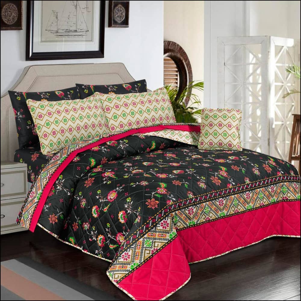 Palm Bay 7Pcs Comforter Set Bedding