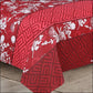 Red Convention (King Size) - Bedsheet Set Bedding