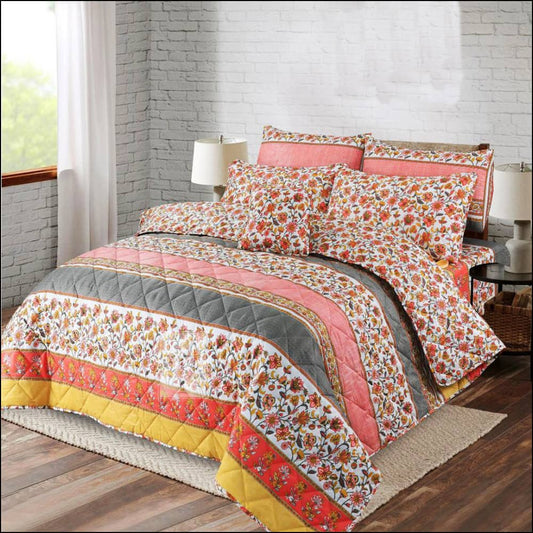Rose Marry 7Pcs Comforter Set Bedding