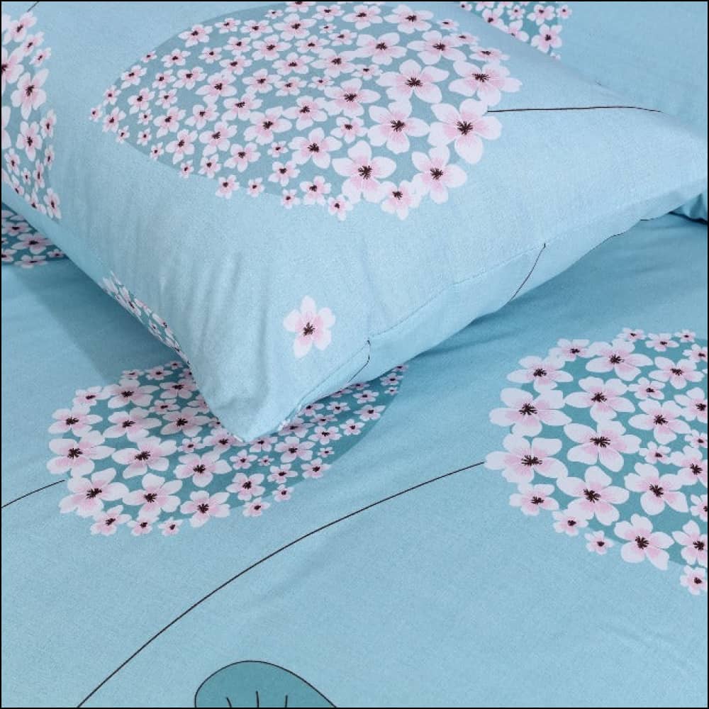 Snow Flower - Bedsheet Set #8525 Bedding